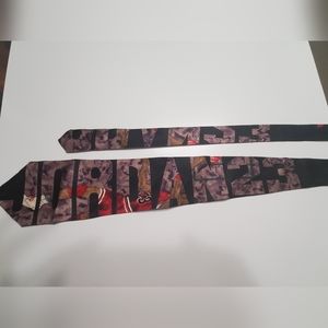Vintage Bugatchi Uomo Michael Jordan Signature 100% Silk Men's Tie
